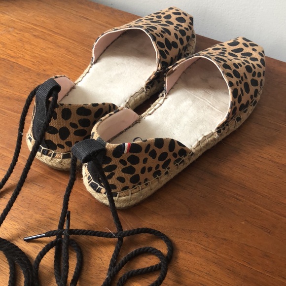 TOMS x CLARE V Katalina Espadrille in Leopard - Picture 10 of 12